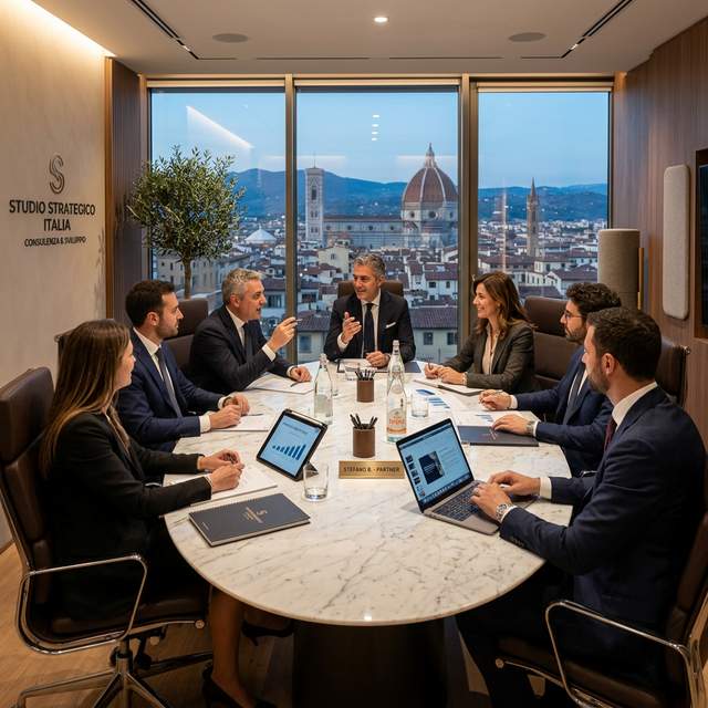 Riunione di leadership aziendale e pianificazione